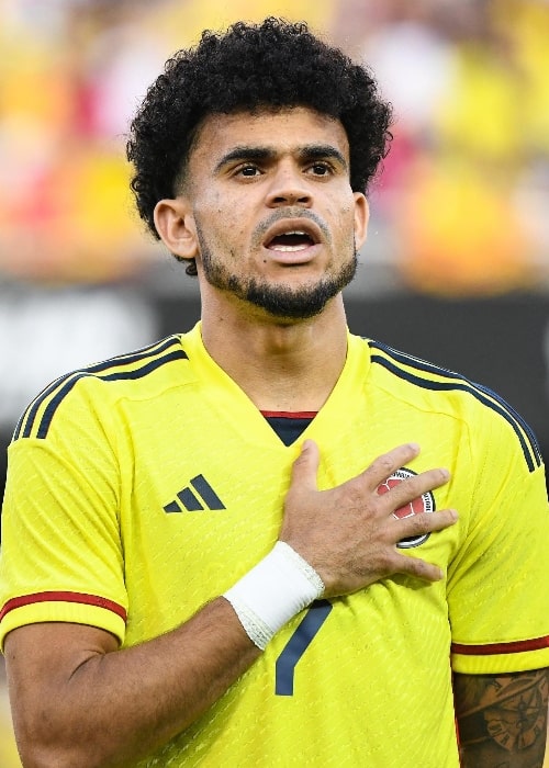 Luis Díaz as seen in an Instagram post in June 2023