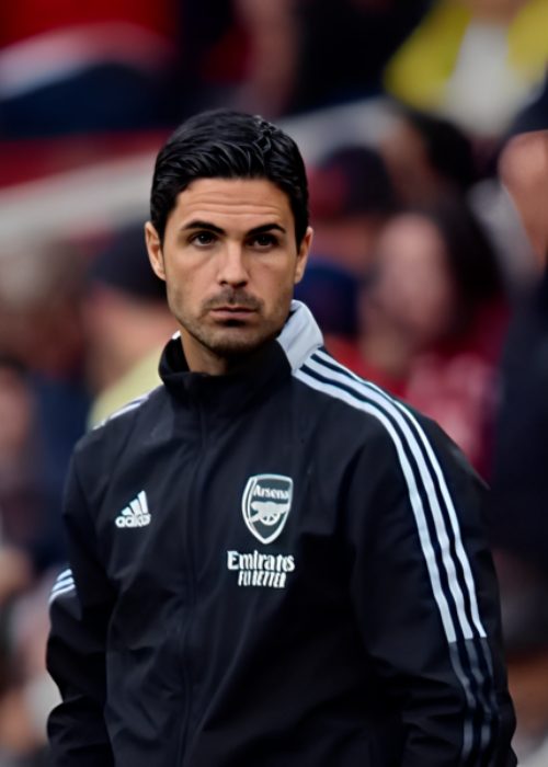 Mikel Arteta as seen managing Arsenal in 2021