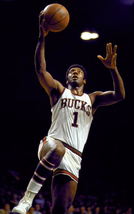 Oscar Robertson as seen with the Milwaukee Bucks in 1971