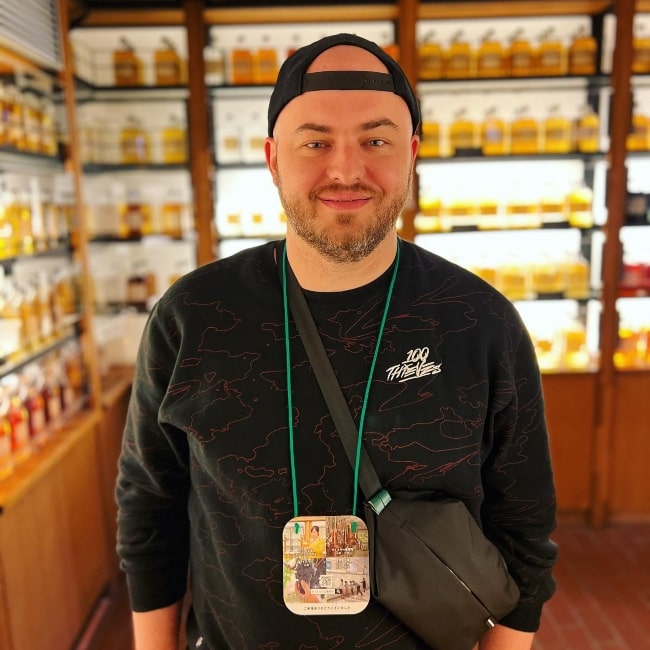 Sigils as seen in a picture that was taken in May 2023, at the Suntory Yamazaki Whisky Factory