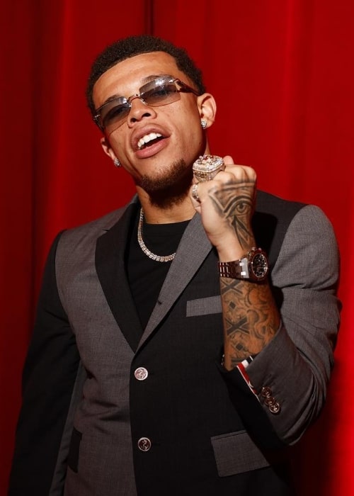 Skyy Moore as seen while posing for the camera in Downtown Kansas City in June 2023