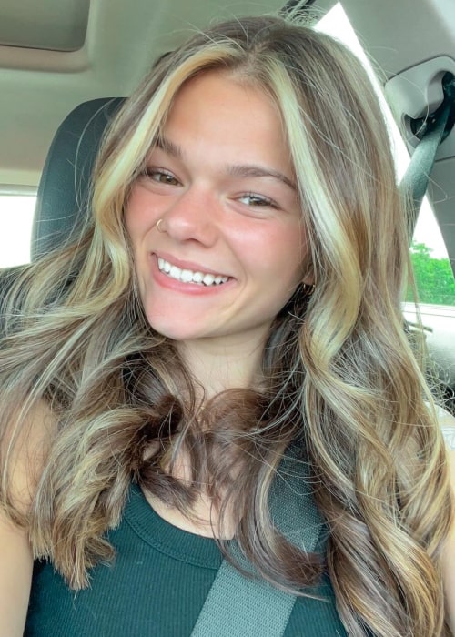 Taylor Lair as seen in a selfie that was taken in June 2023