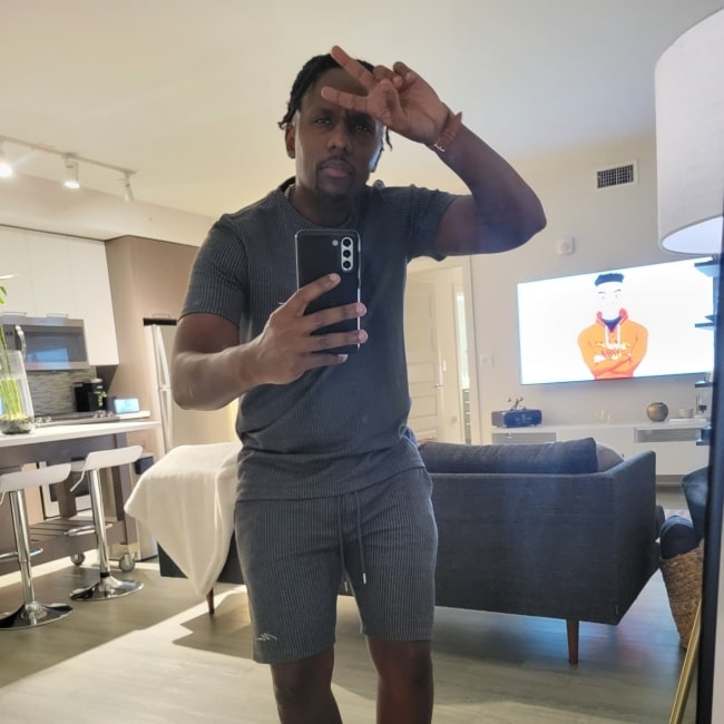 Timeless Tim as seen in a selfie that was taken in October 2021