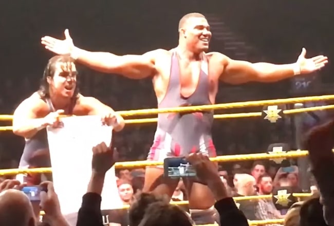 Chad Gable (Left) as seen with Jason Jordan