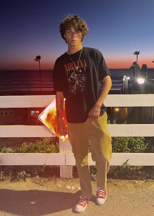 Joshua Forsberg in a picture that was taken in March 2022