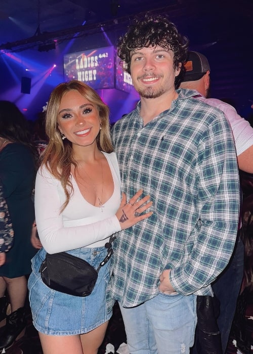 Nika Motiie as seen in a picture with her beau Conner Kimbrell celebrating the coming of 2024