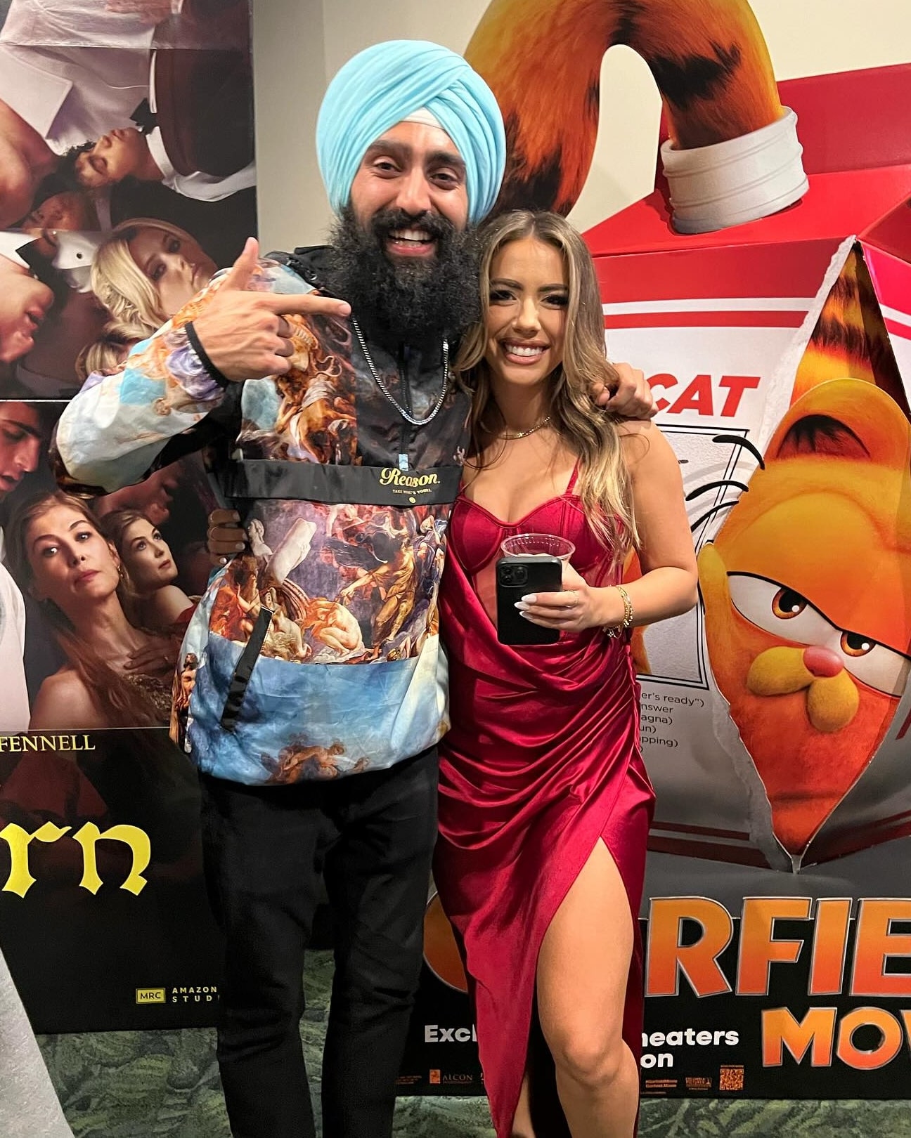 Jag Bains as seen in a picture with winner of Survivor 45 Dee Valladares taken in December 2023, in Los Angeles, California