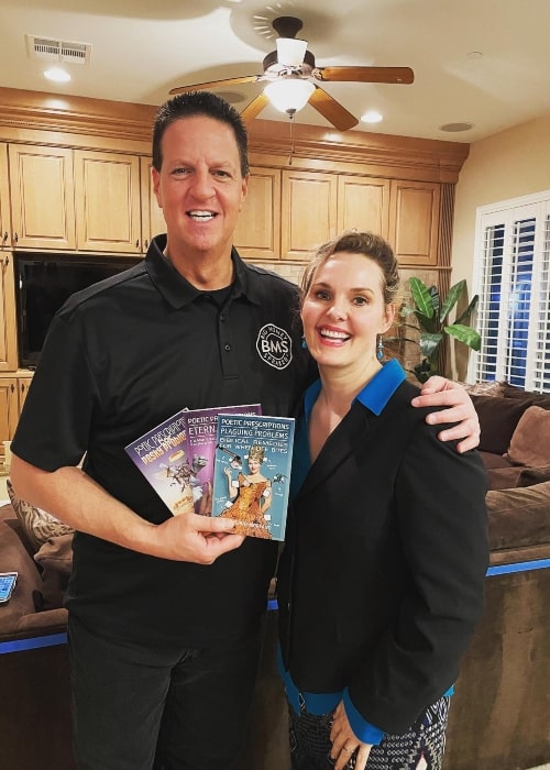 Katherine Norland as seen in a picture with James Malinchak taken in February 2023