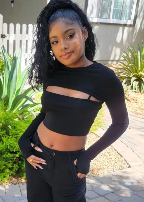 Brianni Walker in a picture that was taken in December 2022