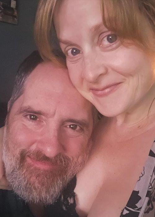 Brendan Hunt as seen with Shannon Nelson in an Instagram picture taken on New Year's Day 2024