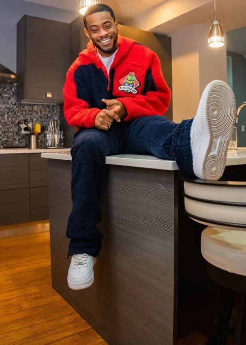 Datboybrock as seen in a picture that was taken in February 2023