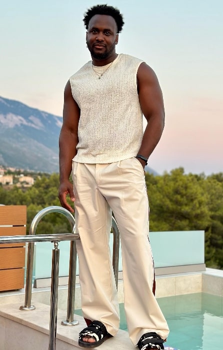 Kadiff Kirwan as seen while smiling for a picture in September 2023