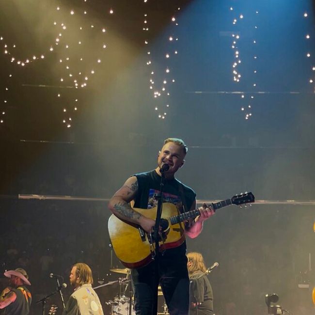 Zach Bryan as seen performing at the Crypto.com Arena in 2023