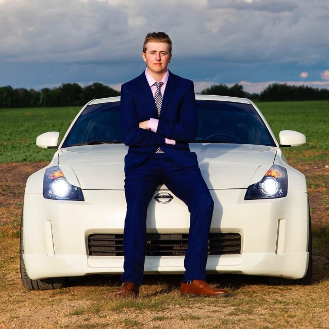 Luke Davidson as seen in a picture that was taken in July 2021