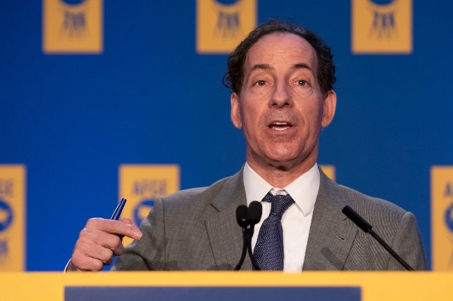 Jamie Raskin as seen while speaking at the 2020 AFGE Legislative Conference