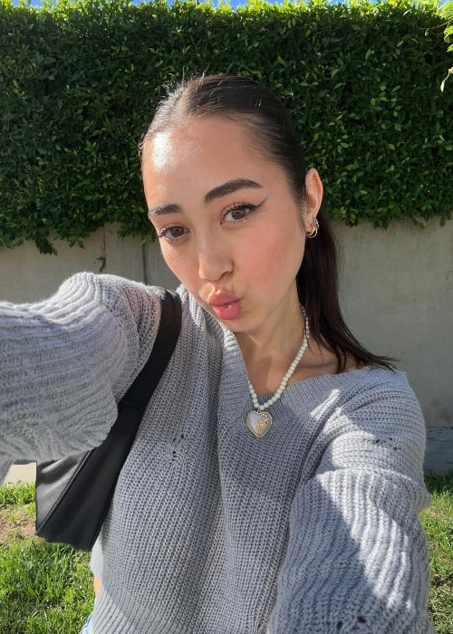 Nealie Boschma as seen in a selfie that was taken in September 2023, in Los Angeles, California