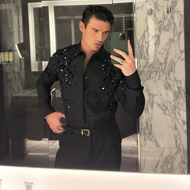 Paul Forman as seen in a selfie that was taken in November 2023, in Milan, Italy