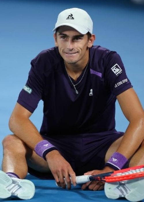 Matteo Arnaldi as seen in an Instagram Post in January 2024