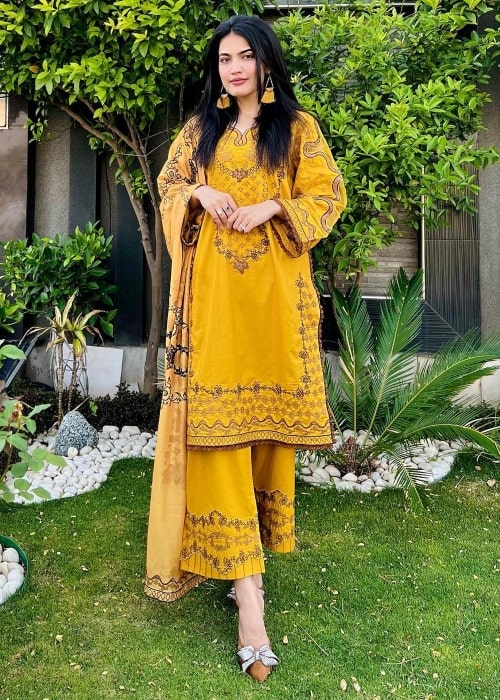 Iqra Kanwal as seen in a picture taken in April 2023