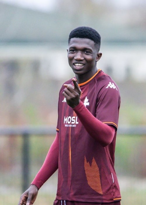 Lamine Camara as seen in Metz, France in April 2023