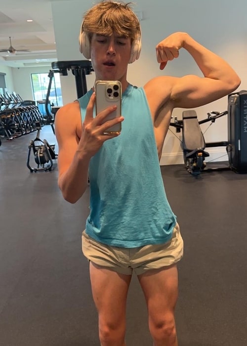 Brady Shepherd as seen in a selfie that was taken in August 2023