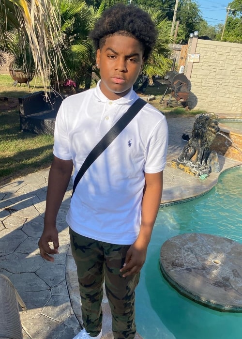 BadKid Demond as seen in a picture that was taken in August 2023