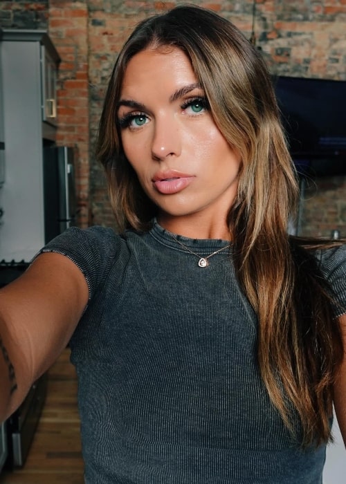 Carson Roney as seen in a selfie that was taken in September 2023