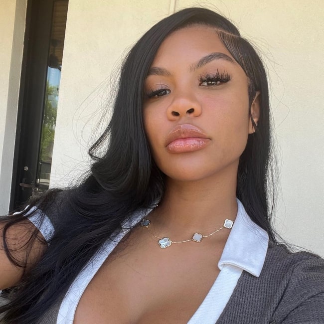 Chinese Kitty as seen in a selfie that was taken in June 2023