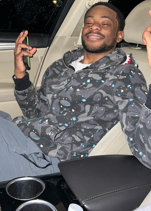 Datboybrock as seen in a picture that was taken in April 2022