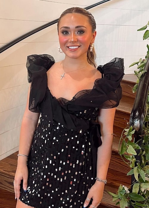 Nika Motiie as seen in a picture that was taken in August 2023, at the The French Farmhouse Venue, Texas