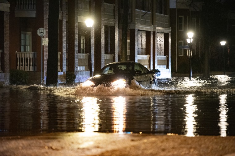 Storm Hits Hampton Roads, Flooding In Norfolk