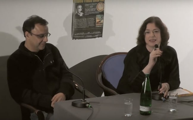 Vidhu Vinod Chopra as seen with Prof. Rachel Dwyer at SOAS in 2015
