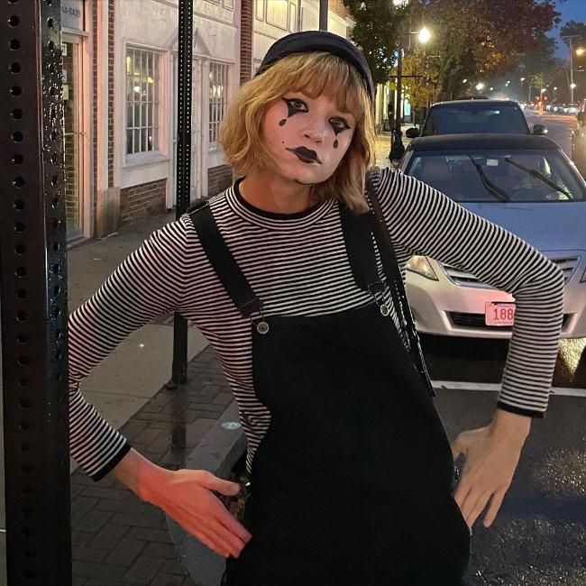 Makenzie Leigh as seen dressed for Halloween in November 2021