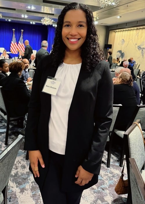 Alana Monteiro as seen in a picture that was taken in November 2023