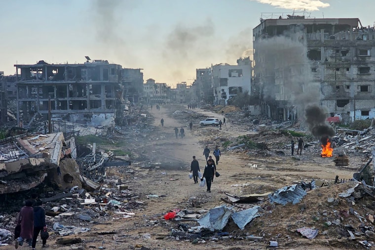 Israeli forces withdraw from some areas in the Gaza Strip