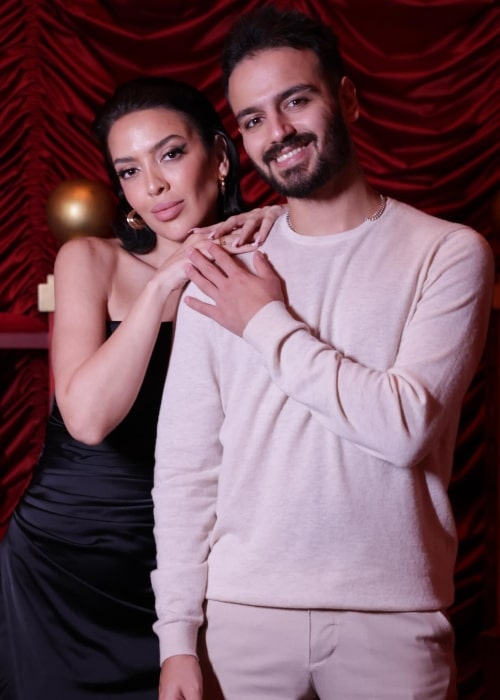 Shahd Owedat as seen in a picture with her beau Shero Amara taken in November 2023