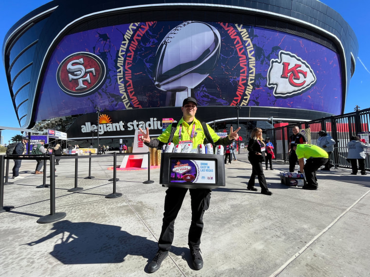 Scenes and eats from the Super Bowl.