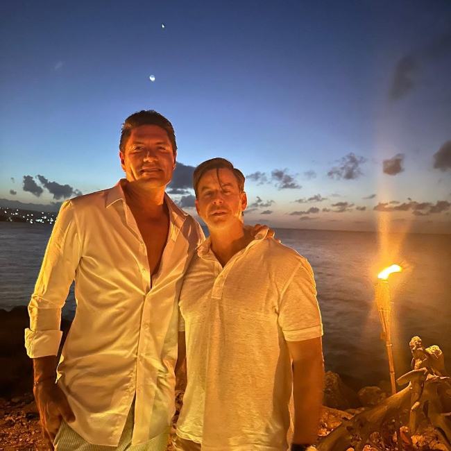 Louis Aguirre and Matthew Macdonald as seen in an Instagram picture taken in March 2023