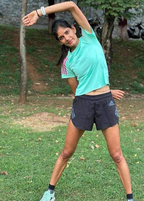 Parul Chaudhary as seen in a picture that was taken in June 2023, in Bengaluru, Karnataka