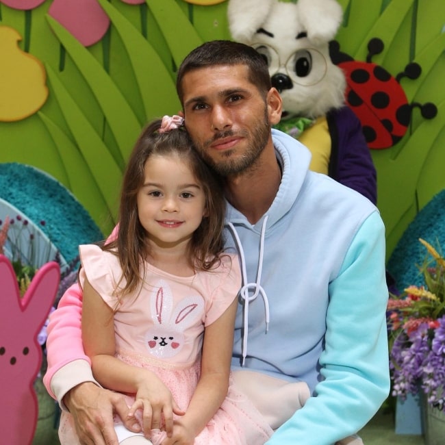 King Zippy as seen in a picture with his daughter that was taken in March 2021