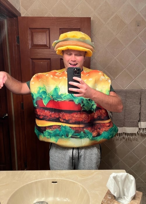 Poofesure as seen in a selfie that was taken in October 2022