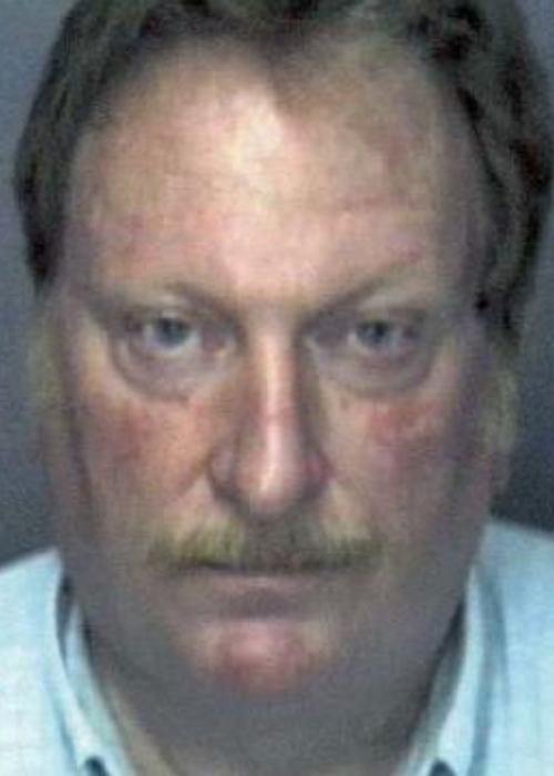 A mugshot of Jeffrey Jones as seen in 2005