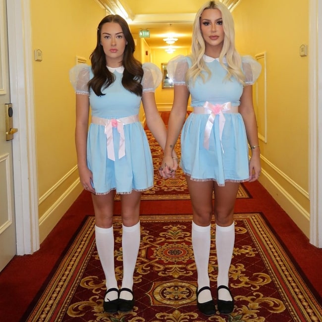 Brooke Schofield as seen in a picture with Tana Mongeau that was taken in October 2023