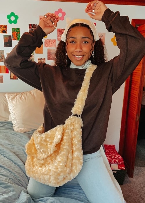 Maya Gutowski as seen in a picture that was taken in February 2021, in Buffalo, New York