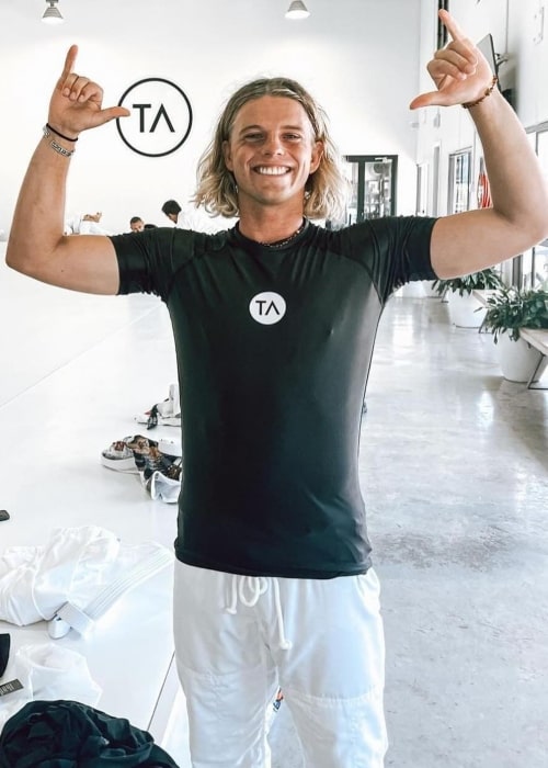 Alex Hayes as seen in a picture that was taken in December 2023