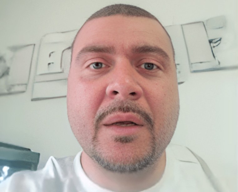 José Tinajero, 45, during an interview with Noticias Telemundo from his home in Chicago on Friday.