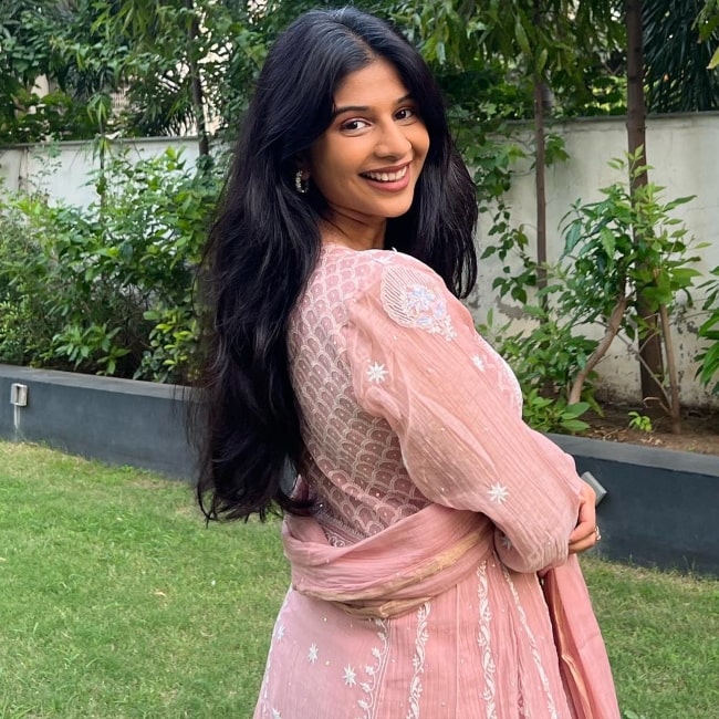 Anushka Rathod as seen in a picture that was taken on Rakshabandhan in August 2023