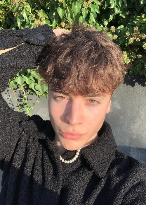 Apolo Ribera in a selfie that was taken in December 2023