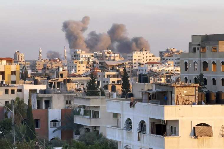 Israeli bombardment in Gaza City