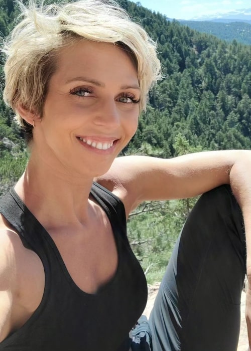 Kate Hudson as seen in a selfie that was taken in June 2023, in Flatirons, Boulder, Colorado